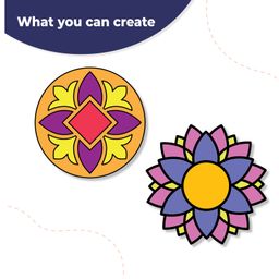 Lighthouse Make your own Rangoli - Pack of 10 image 3