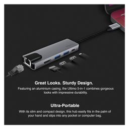 FINGERS Ultimo 5 in 1 Type C USB Hub image 5