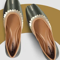 CATBIRD Women Ethnic Mojaris with Embroidered Flats-picture-26