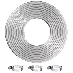 ORILEY 25.4 mm (1 Inch) Braided Water Pipe with Hose Connector Transparent, OR-WPG-84 (Roll of 50 m)-image-39