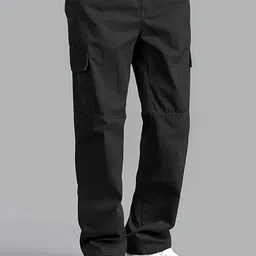 R.Code by The Roadster Life Co. Men High-Rise Regular Fit Cotton Trousers-image-46