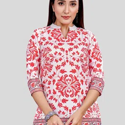 Saree Swarg Women Floral Printed Kurti-image-81