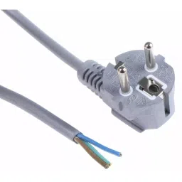 RS PRO Power Cord CEE 7/7 Plug to Unterminated 2.5 m, 6266672-12