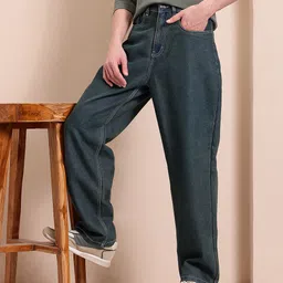 Mast & Harbour Men Pure Cotton Relaxed Fit Jeans-picture-16