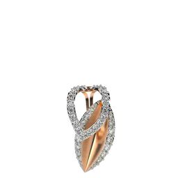 VALANOVA Women Hallmarked 18K Rose Gold Pendant Diamond-picture-49