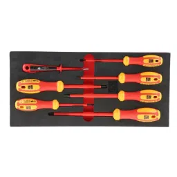 RS PRO VDE Pozidriv, Slotted Screwdriver 1253063 (Set of 7 Piece)-38