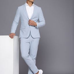 Louis Philippe Ath.Work Super Slim Fit 2 Piece Suit-image-53