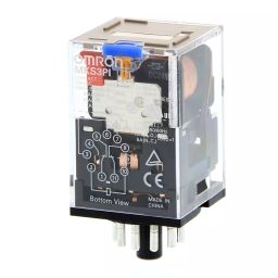Omron MK-S Series General Purpose Relay 3PDT 11-Pin 24 V DC Plug-In Terminal, MKS3PI DC24 BY OMZ-11