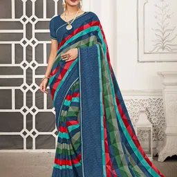 Laxmipati Geometric Printed Saree-image-15