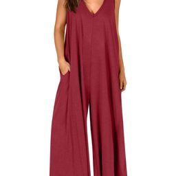 StyleCast Women V-Neck Sleeveless Basic Jumpsuit-image-59