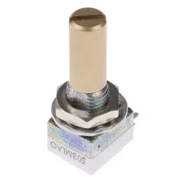 Vishay Panel Mount, Through Hole Rotary Potentiometer 50 mW Power 50 kΩ Resistance Pin Terminal, P9A1R100FISX1503ML-image-17