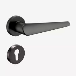 Dorset Nickel Graphite Matt Finish Door Handle Celisa-1
