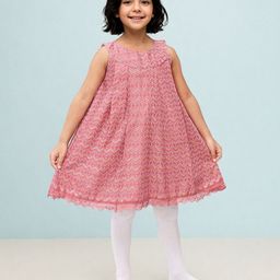Toonyport Print Fit & Flare Dress-image-10
