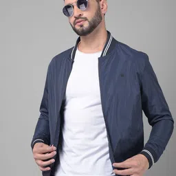 Crimsoune Club Mock Collar Bomber Jacket-picture-49