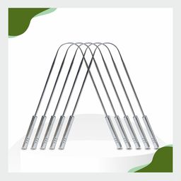 Nurpi Set Of 4 Stainless Steel Tongue cleaner For Oral Care & Bad Breath-13