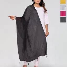 Moda Rapido Selection Of 5 Woven Design Tasselled Dupattas-picture-26