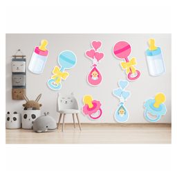 Untumble Baby Shower Wall Posters for Baby Shower Decoration - Pack of 8-5
