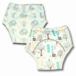 Kindermum Ele Love Set of 2 Training Pants- Medium-11
