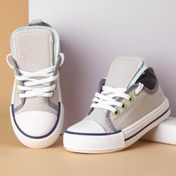 Cute Walk by Babyhug Lace Ups Casual Shoes - Grey-image-54