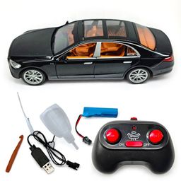The Flyers Bay Mercedes RC Car, 1:22 Scale,Die-Cast Model with Openable Doors, Lights and Smoke Effects, Toy for Kids (Black)-image-86