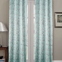 RRC Premium Polyester Blackout Curtains For Door 100% Light Blocking Green-image-48