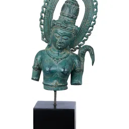 Exotic India Sea Green Religious Idol Showpiece-image-50