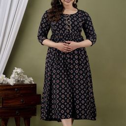 BAESD Floral Print Maternity Maxi Dress-picture-5