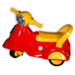 Joyride Manual Push Scooter Ride On with Music & Light- Red image 2