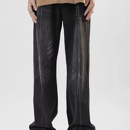 StyleCast x Revolte Men Straight Fit Light Fade Jeans-image-56