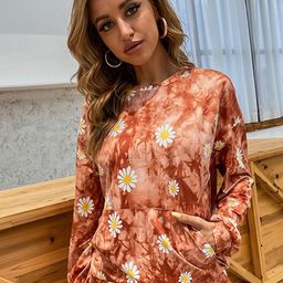 StyleCast Women Floral Print Round Neck Top-picture-17