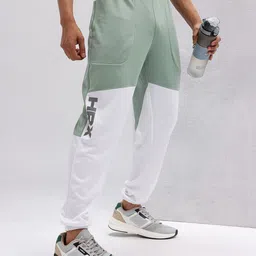 HRX by Hrithik Roshan Men Colourblocked Mid-Rise Rapid-Dry Running Joggers-image-73