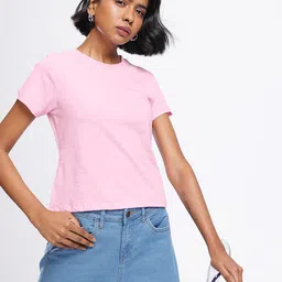 glitchez Round Neck Casual T-shirt-picture-14