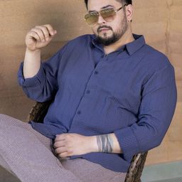 Instafab Plus Men Comfort Opaque Casual Shirt-image-87