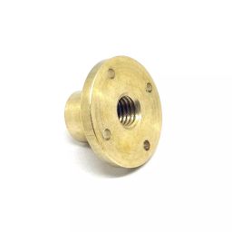Invento ISC 233-X 1.75x12mm Brass Round Flange Single Nut-48