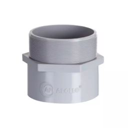 APL Apollo 6.3 cm (2.5 inch) uPVC Plain Fitting Male Threaded Adaptor PN6, PMN31202-18