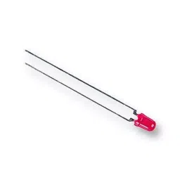 BROADCOM LED, 3MM, RED, 2.1MCD, 626NM, HLMP-1700 (Pack of 5 Pcs)-14