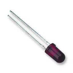 BROADCOM LED, 5MM, RED, 2.1MCD, 626NM, HLMP-3601-1