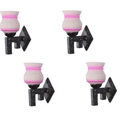 1ST TIME Pink & White Solid Glass Traditional Cylinder Wall Lamps Wall Lamps-picture-49