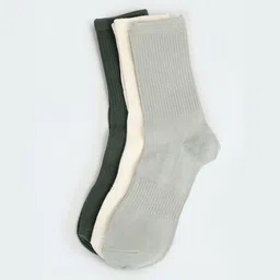 max Men Pack Of 3 Cotton Ankle-Length Socks-image-83
