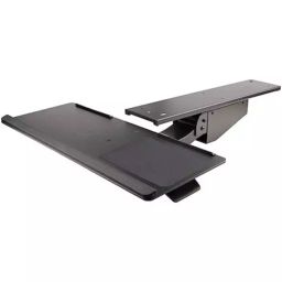 StarTech.com Built In Wrist Rest Black Keyboard Drawer, KBTRAYADJ2-image-56