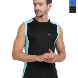 FTX Pack of 3 Colourblocked Round Neck Sleeveless Dri-FIT T-shirt-picture-35