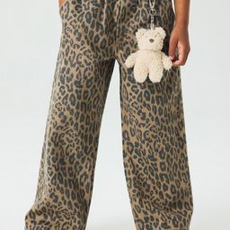 H&M Wide Leg Paper Bag Jeans-picture-47