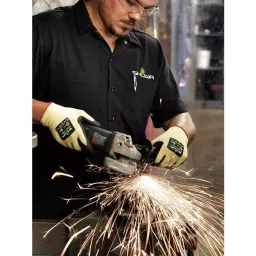 Showa 451 Yellow Elastane Cut Resistant Work Gloves Size 9 Nitrile Foam Coating, SHO45614-picture-6