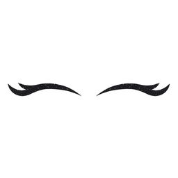 Comet Busters Glitter Eyeliner Stickers - Black-13