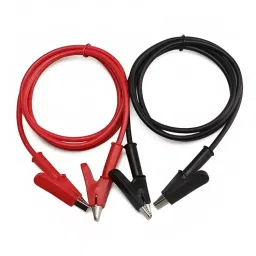 Meco Alligator Clip Test Leads For 6390 Battery Capacity Tester 4 Jacks-24