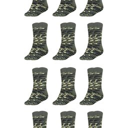 MUKHAKSH Unisex Green Socks-image-102