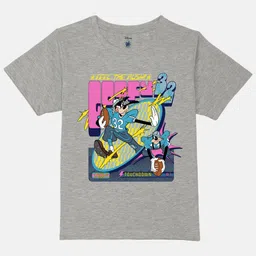 YK Disney Boys Mickey Mouse Printed Pure Cotton T-shirt-image-85