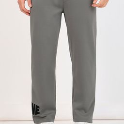 Styli Typography EmbroideredOpen Hem Relaxed Fit Track Pants-image-47