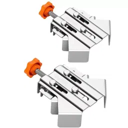 FLAMINGO ENTERPRISE Right Angle Clamp 90° Alloy Steel Silver (Pack of 2)-image-4