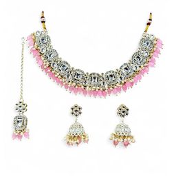 ANTIQUE JEWELLERY Women Pink Necklace and Chains-image-78